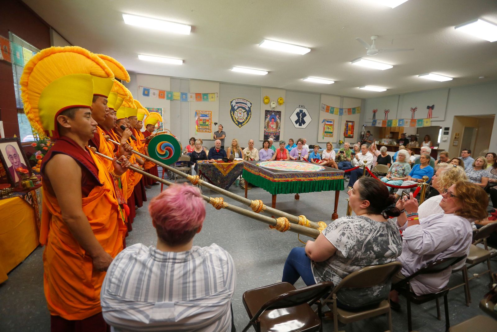 Painstakingly created, then swept away: Tibetan monks' sand mandala at Lily Dale